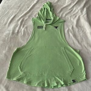 Under Armour Green Sleeveless Muscle Tee